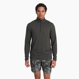 Vuori Ease Performance Half Zip (Charcoal Heather)